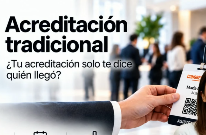 LA ACREDITACIÓN PUEDE DECIRTE MUCHO  MÁS QUE QUIÉN LLEGÓ